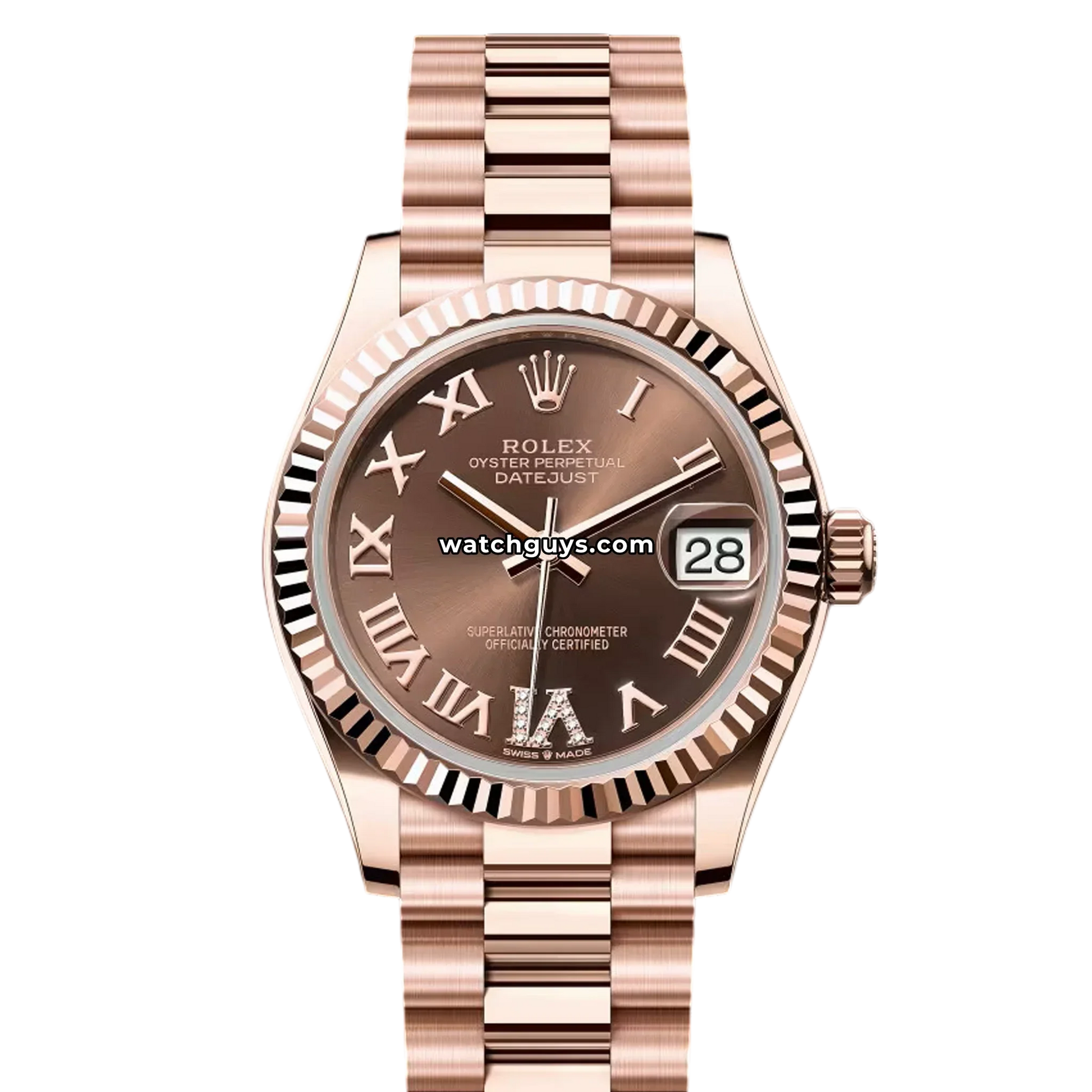 Rolex Datejust 278275 Chocolate Roman President