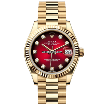 Rolex Datejust 278278 Red Ombre Diamond
