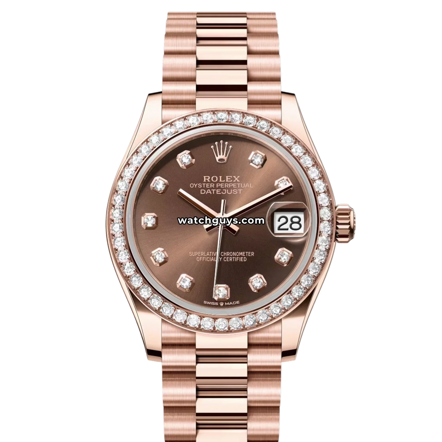 Rolex Datejust 278285RBR Chocolate Diamond President