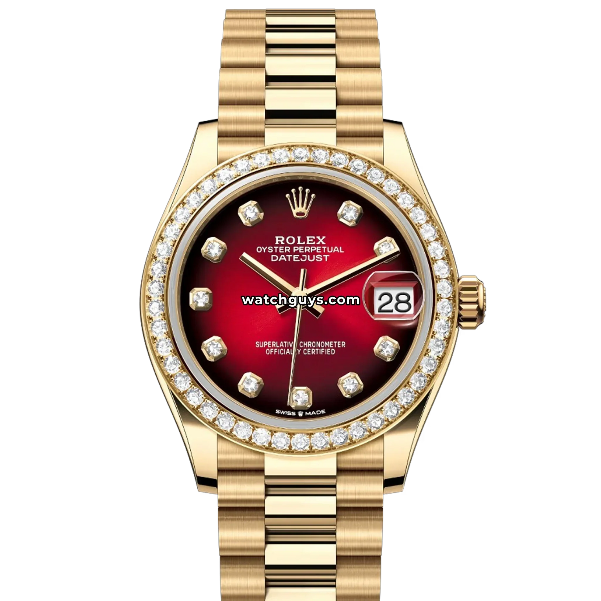 Rolex Datejust 278288RBR Red Ombre Diamond