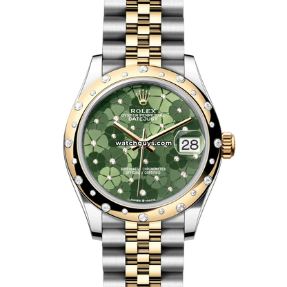 Rolex Datejust 278343RBR Green Floral Motif Diamond