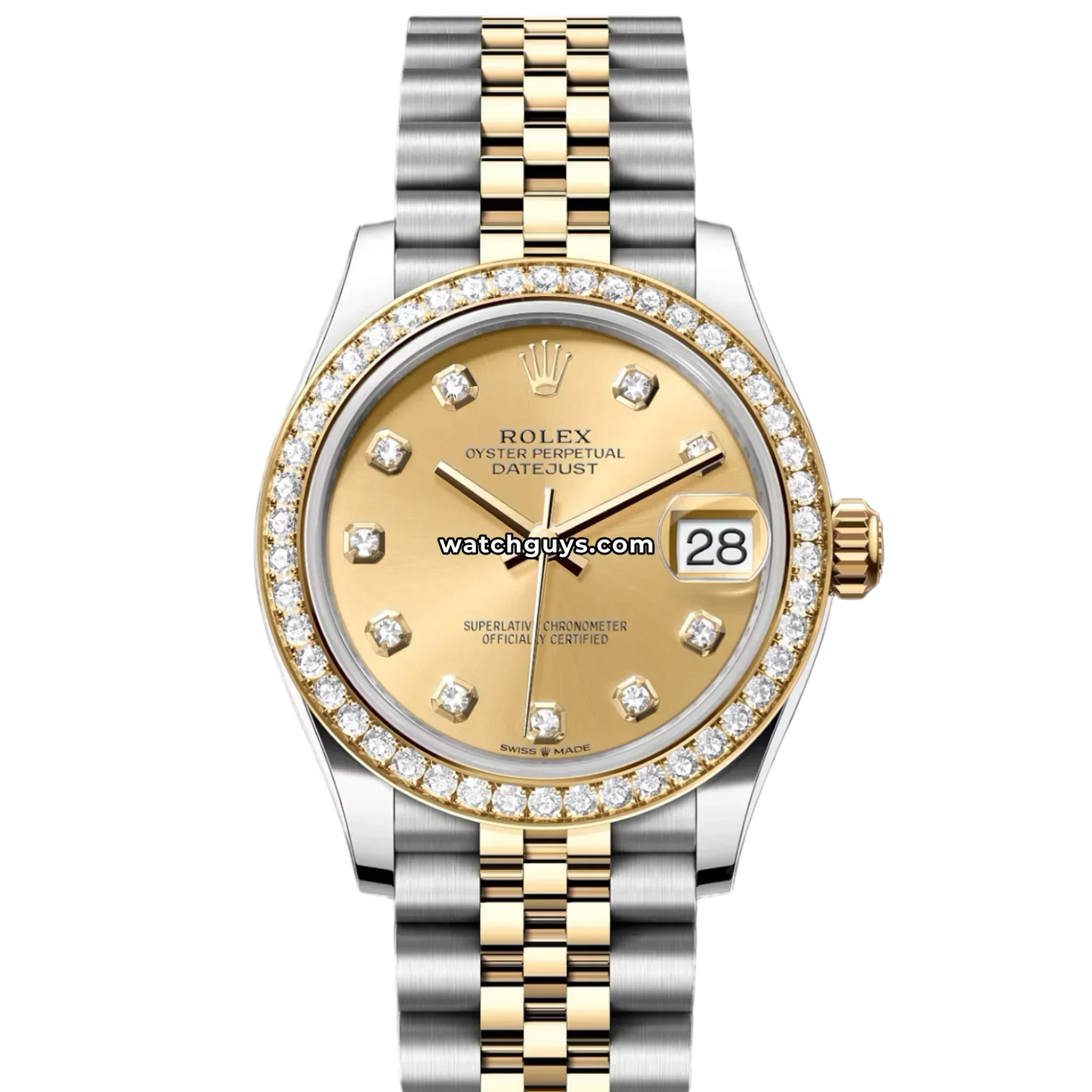 Rolex Datejust 278383RBR Champagne Diamond