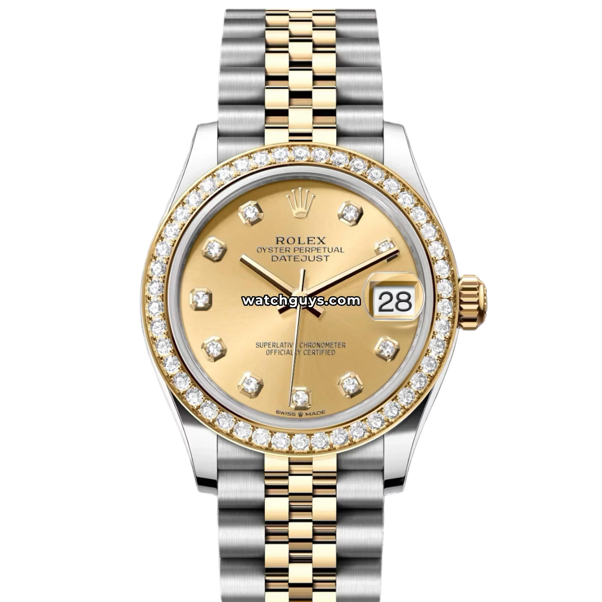 Rolex Datejust 278383RBR Champagne Diamond