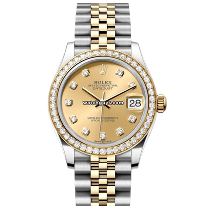 Rolex Datejust 278383RBR Champagne Diamond