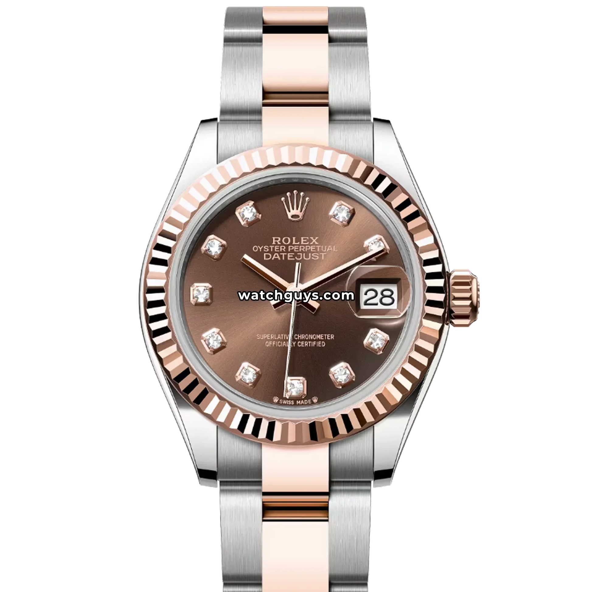 Rolex Datejust 279171 Chocolate Diamond Oyster