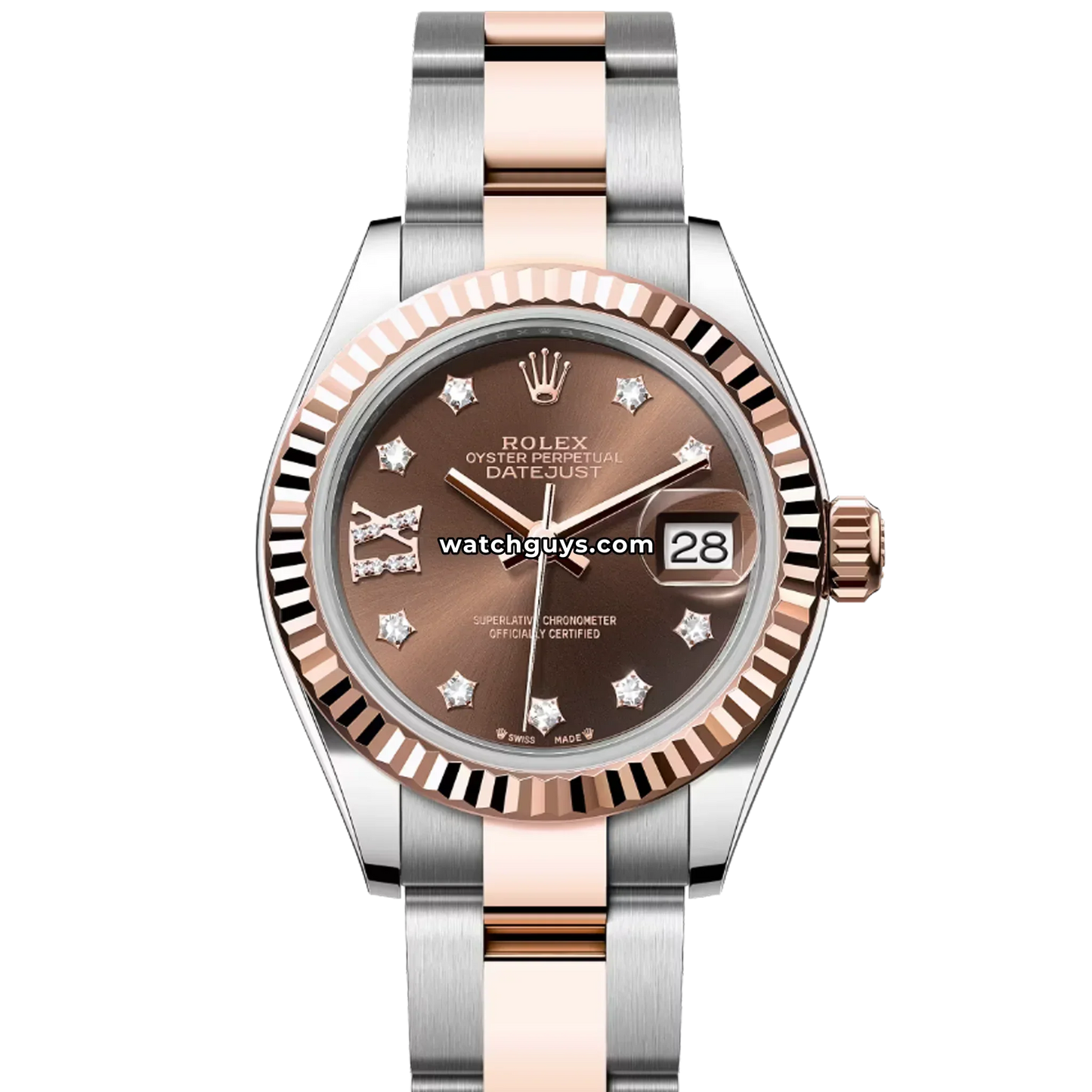 Rolex Datejust 279171 Chocolate Star Diamond Oyster