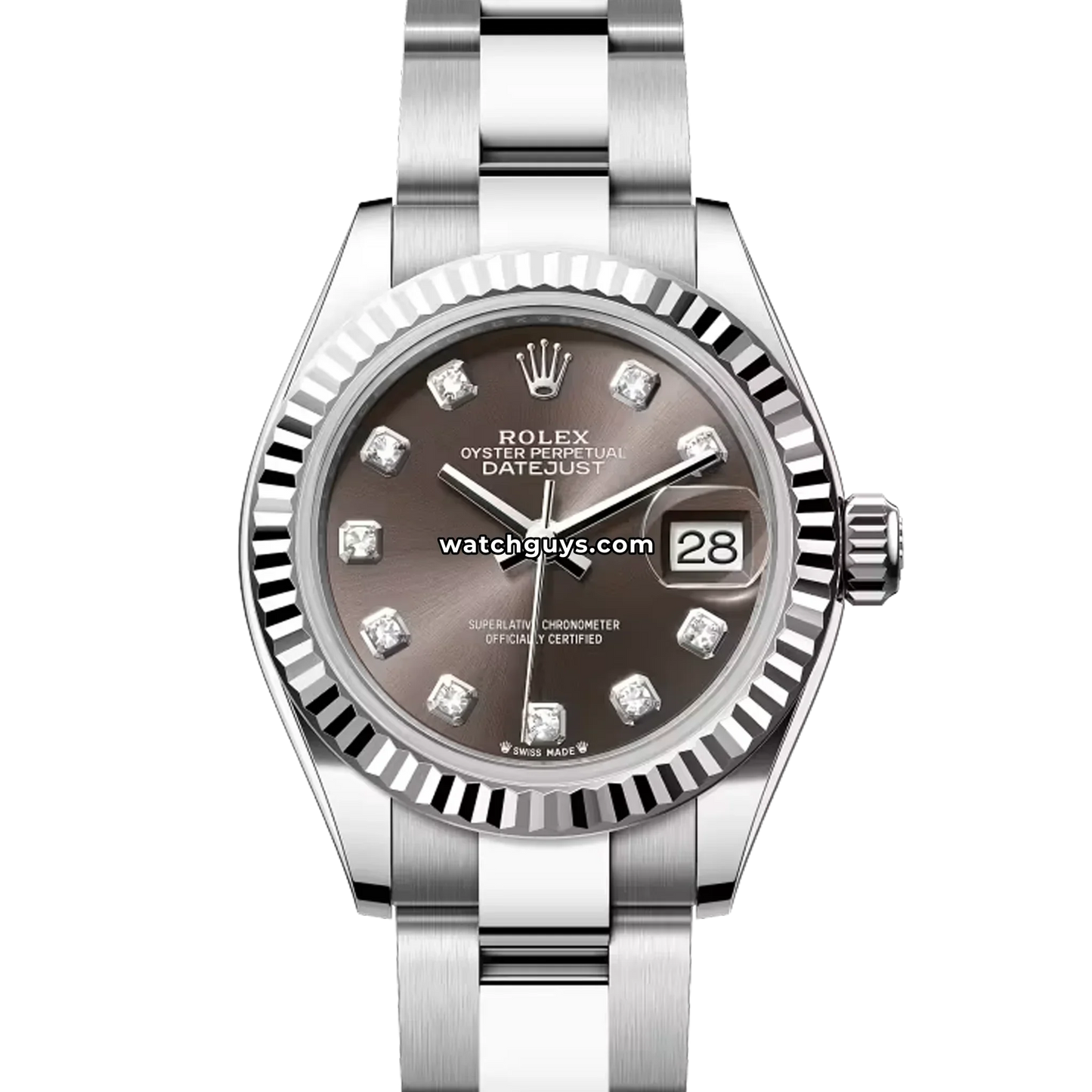 Rolex Datejust 279174 Dark Grey Diamond Oyster