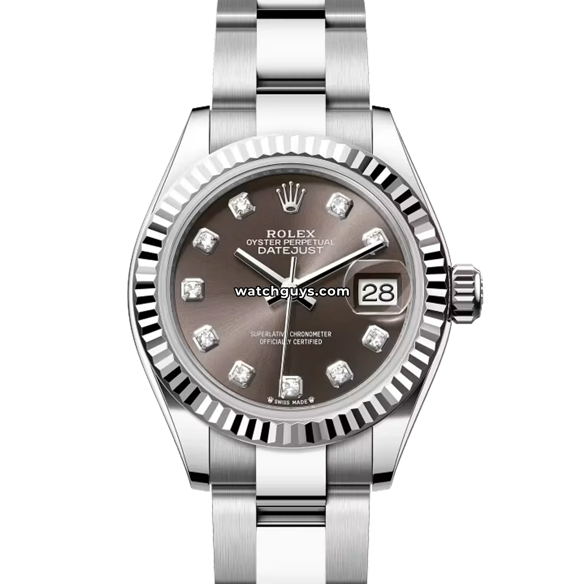 Rolex Datejust 279174 Dark Grey Diamond Oyster