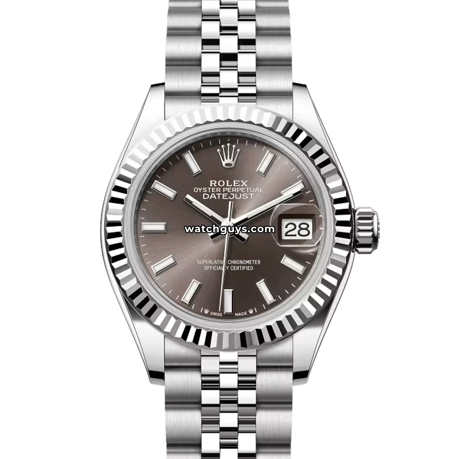 Rolex Datejust 279174 Dark Grey Index Jubilee