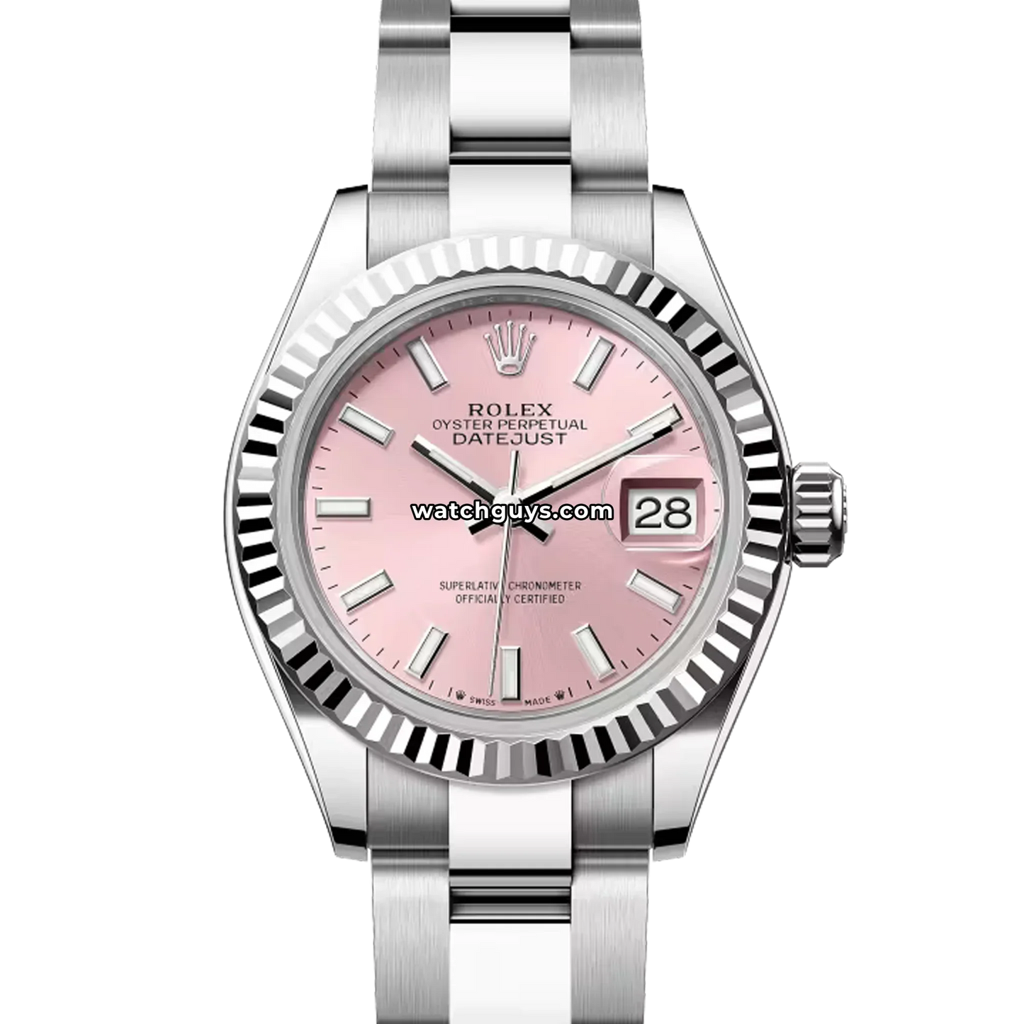 Rolex Datejust 279174 Pink Index Oyster