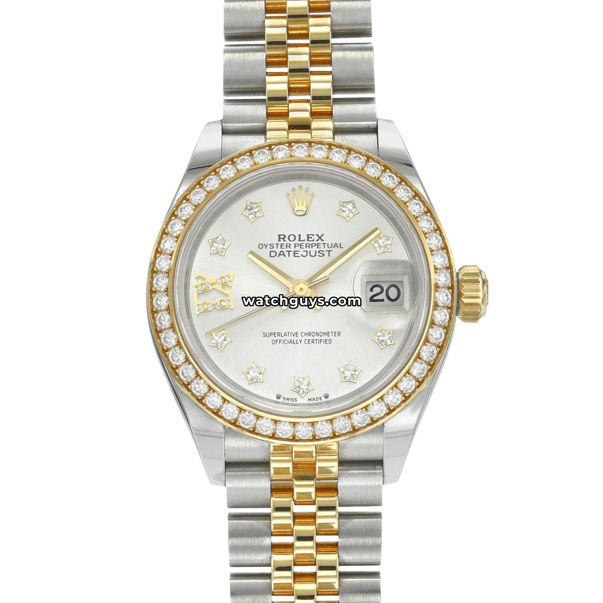 Rolex Datejust 279383RBR Silver Diamond Jubilee