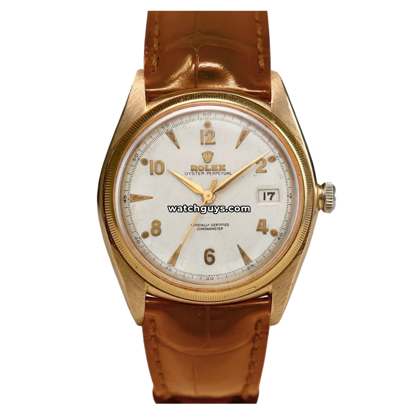 Rolex Datejust 4467 White 18K Yellow Gold