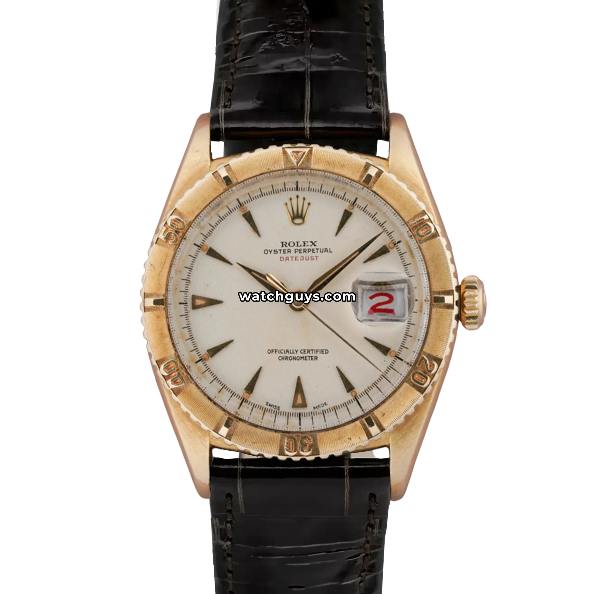 Rolex Datejust 6309 White "Thunderbird"