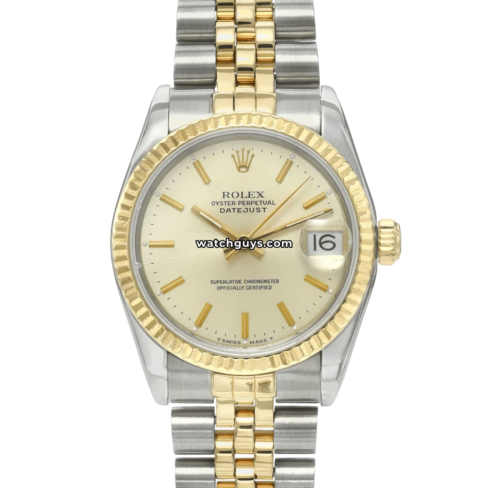 Rolex Datejust 68273 Two Tone Silver