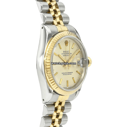 Rolex Datejust 68273 Two Tone Silver