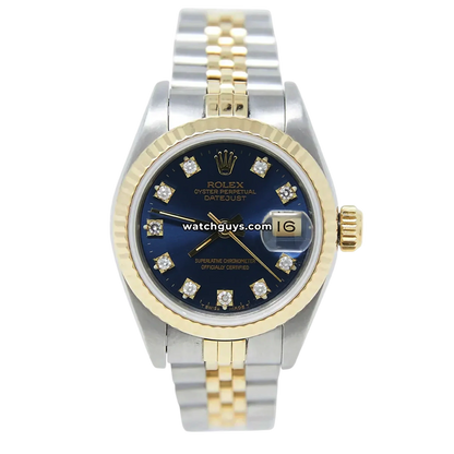 Rolex Datejust 69173 Blue Diamond Jubilee