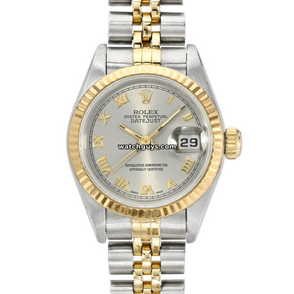 Rolex Datejust 69173 Silver Roman Jubilee