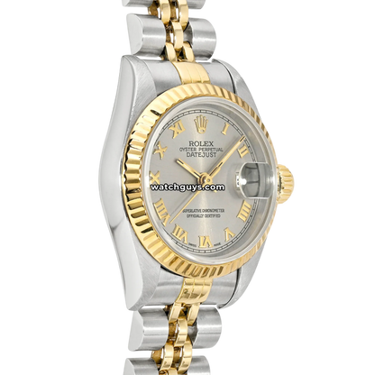 Rolex Datejust 69173 Silver Roman Jubilee