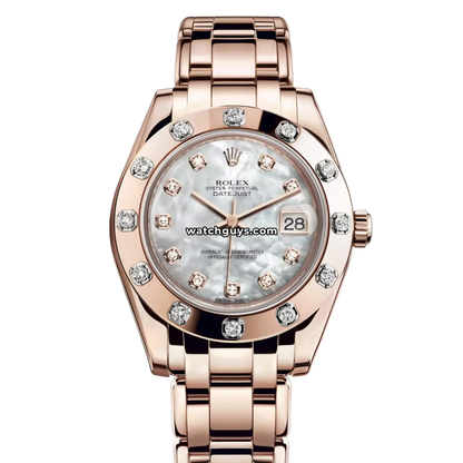 Rolex Datejust 81315 Mother of Pearl Diamond 12 Diamond Bezel