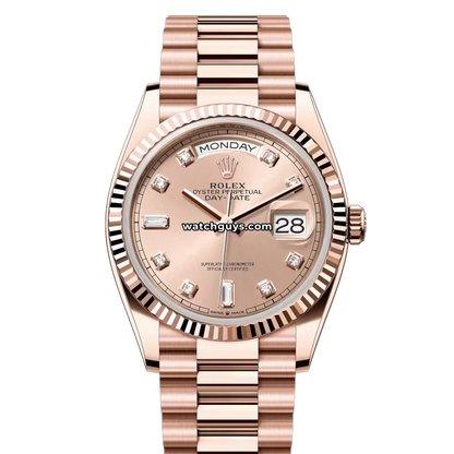 Rolex Day-Date 128235 Rose Diamond