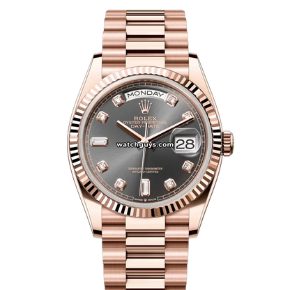 Rolex Day-Date 128235 Slate Diamond