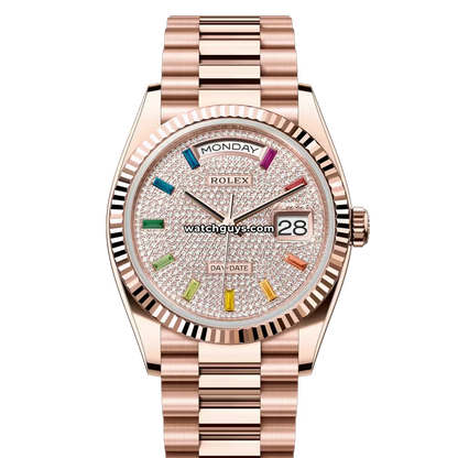 Rolex Day-Date 128235 Diamond Paved