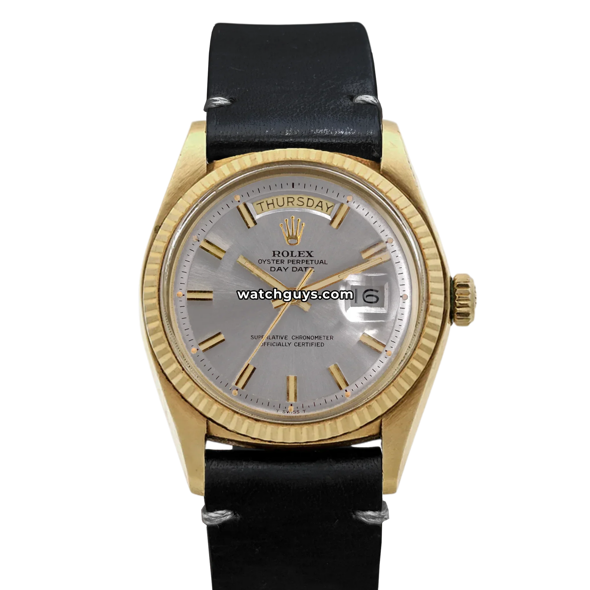 Rolex Day-Date 1803 Silver 18K Yellow Gold