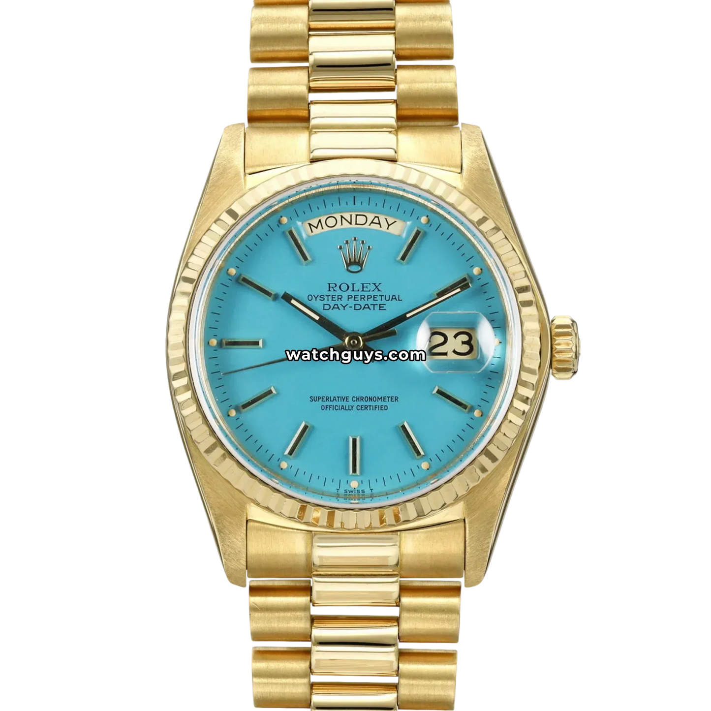 Rolex Day-Date 18038 Blue Stella Dial