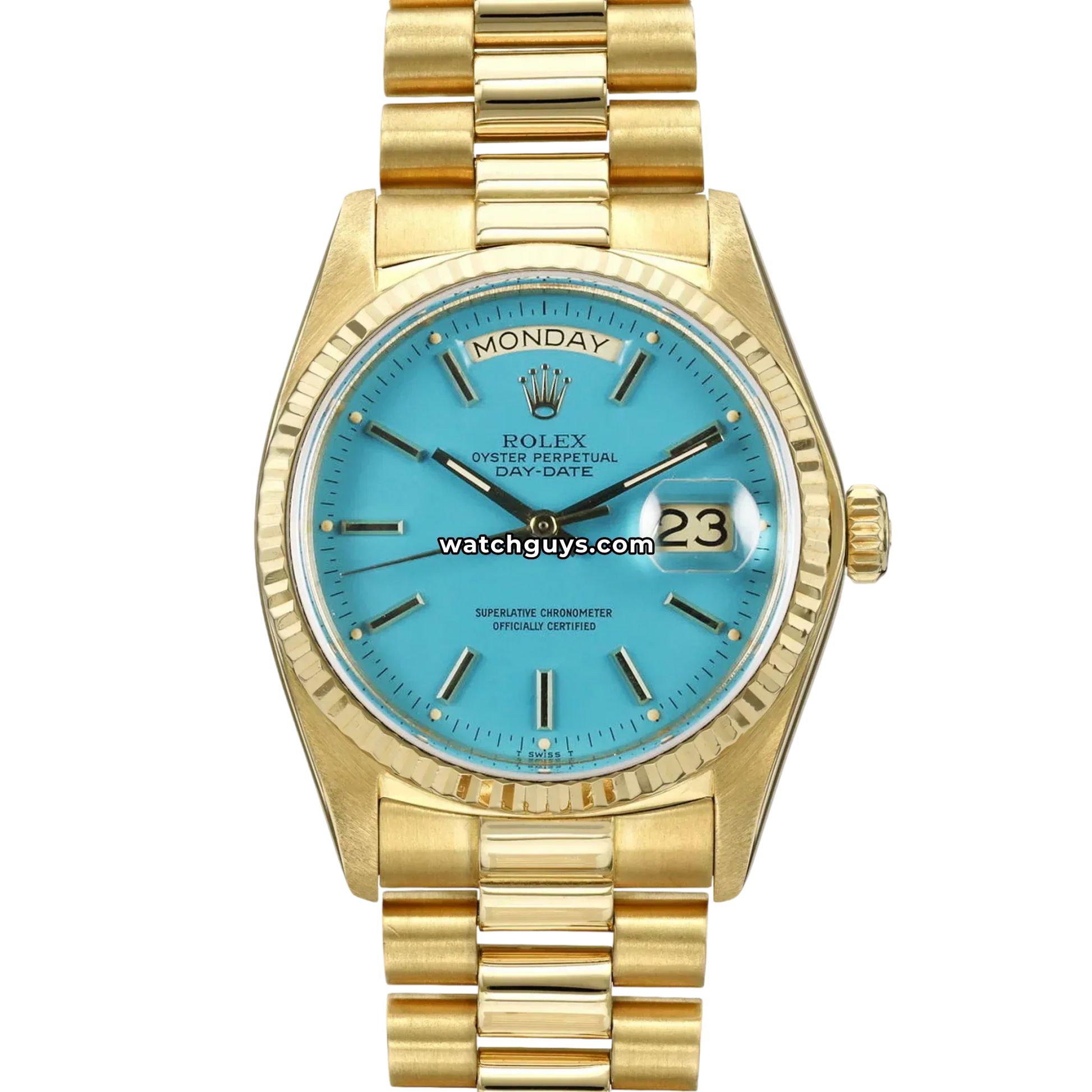 Rolex Day-Date 18038 Blue Stella Dial