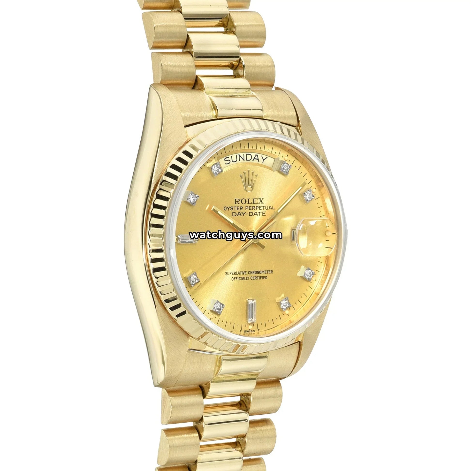 Rolex Day-Date 18038 Champagne Diamond