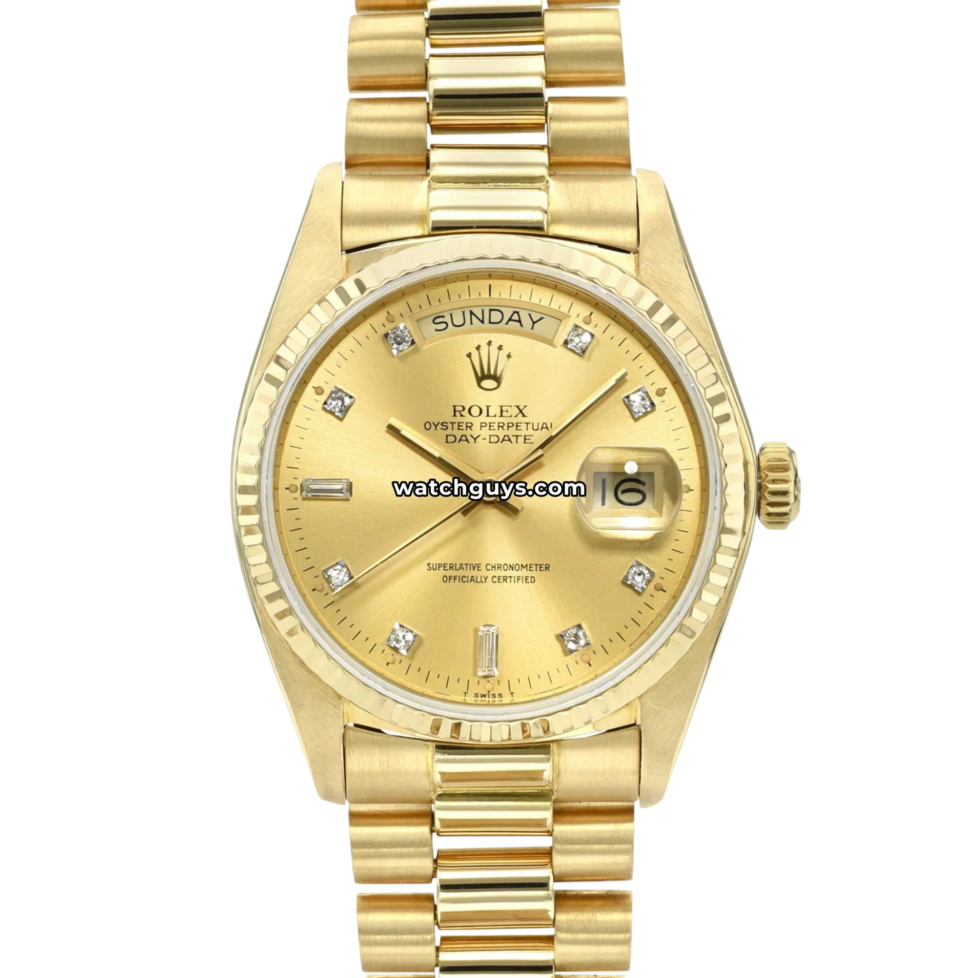 Rolex Day-Date 18038 Champagne Diamond