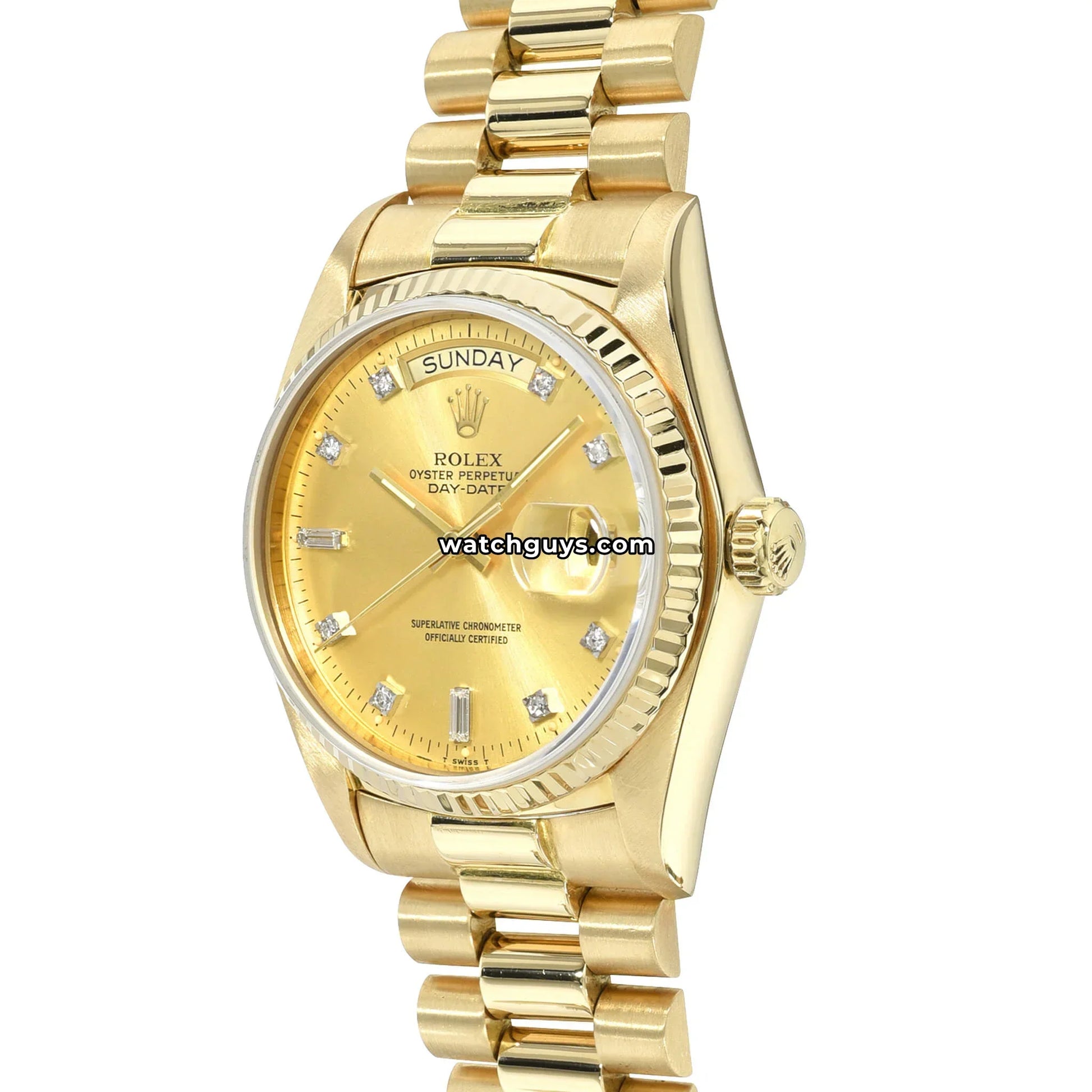 Rolex Day-Date 18038 Champagne Diamond
