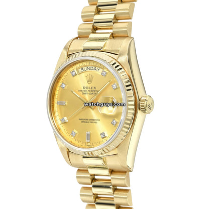 Rolex Day-Date 18038 Champagne Diamond
