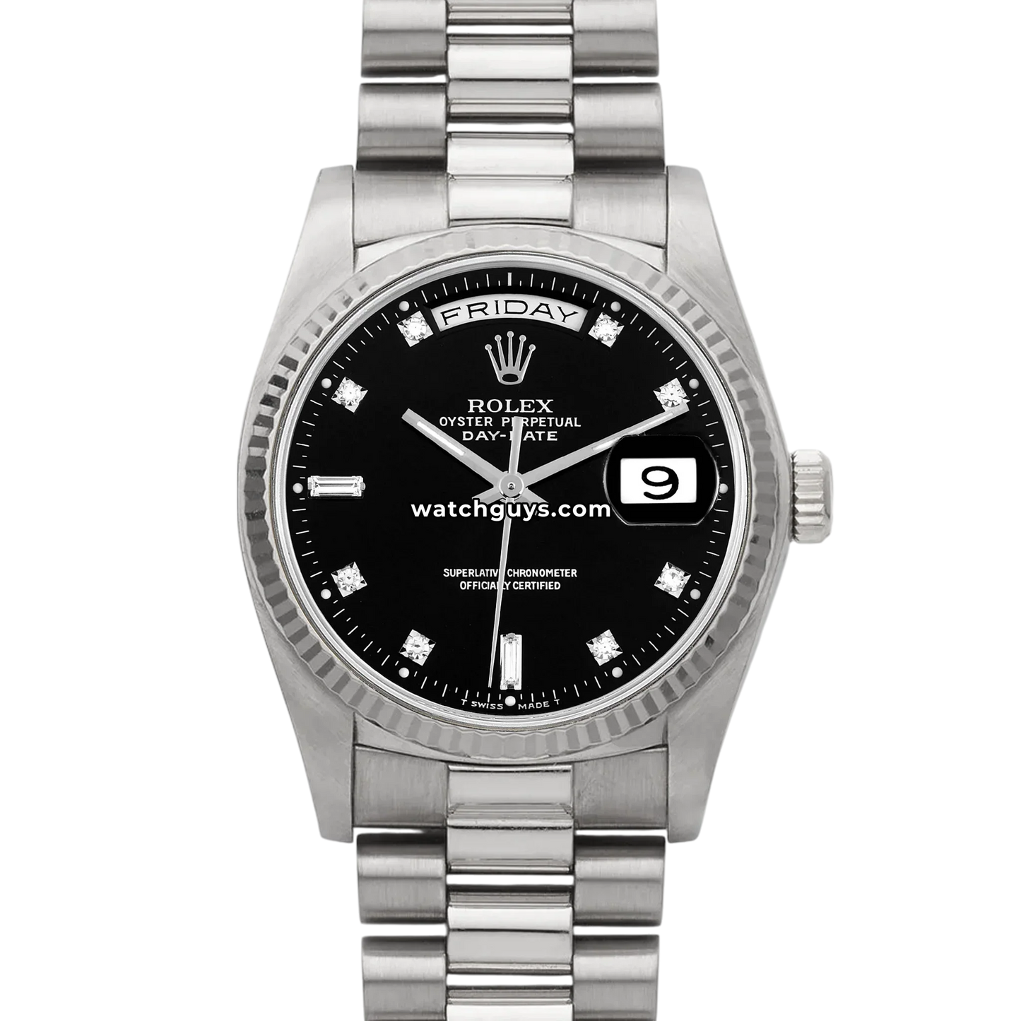 Rolex Day-Date 18239 Black Diamond