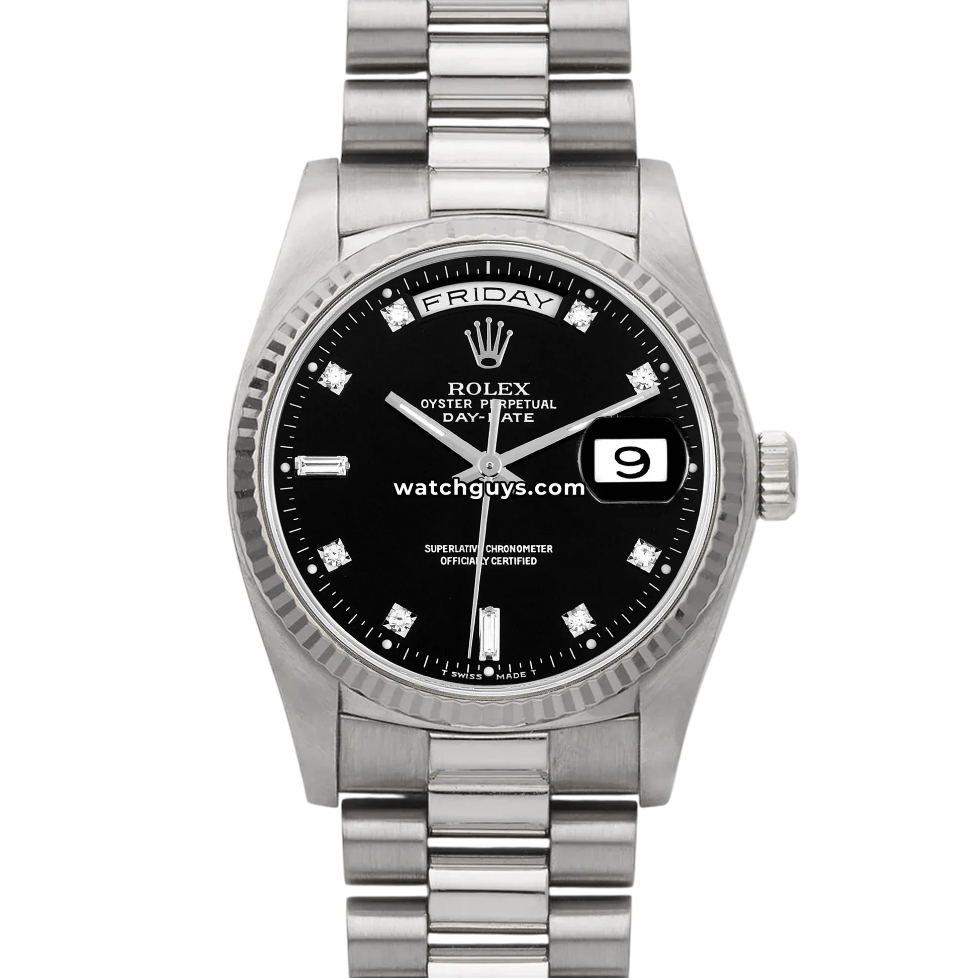 Rolex Day-Date 18239 Black Diamond