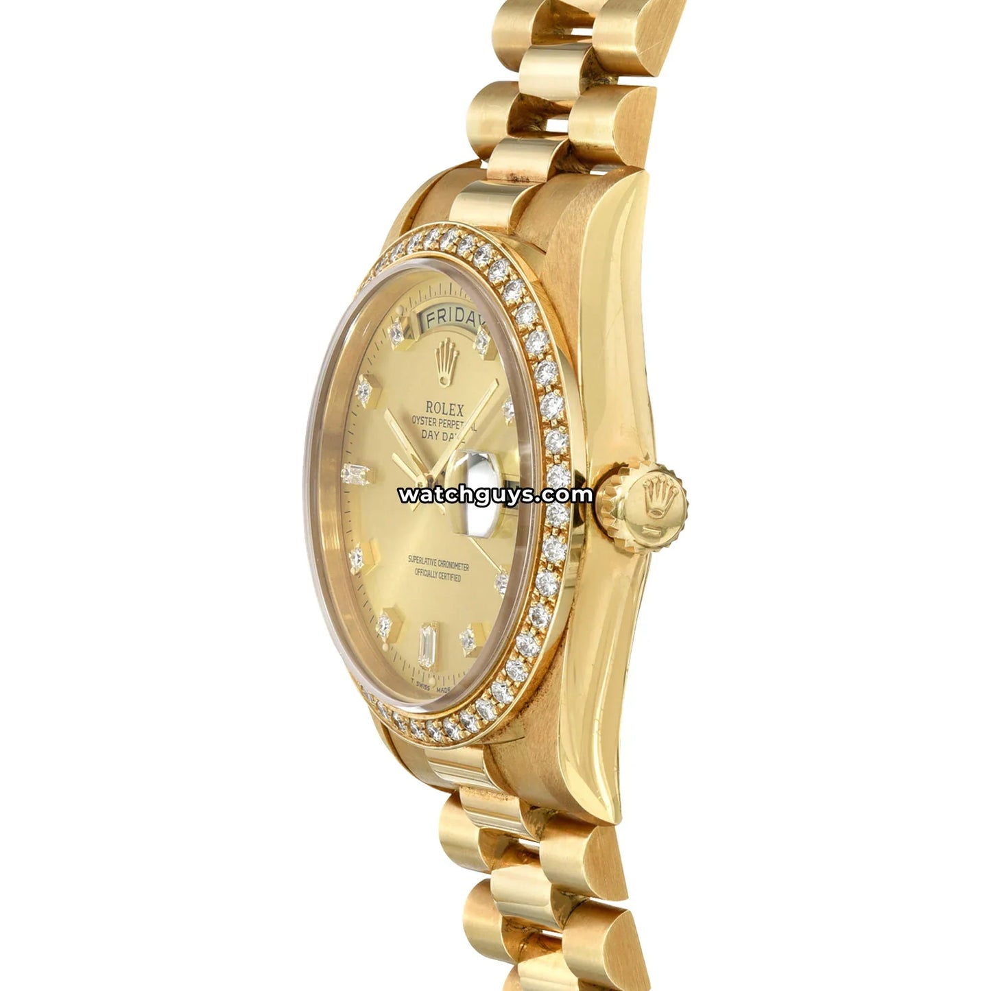 Rolex Day-Date 18348 Champagne Diamond