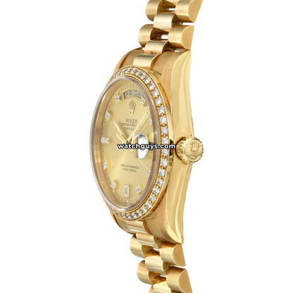 Rolex Day-Date 18348 Champagne Diamond