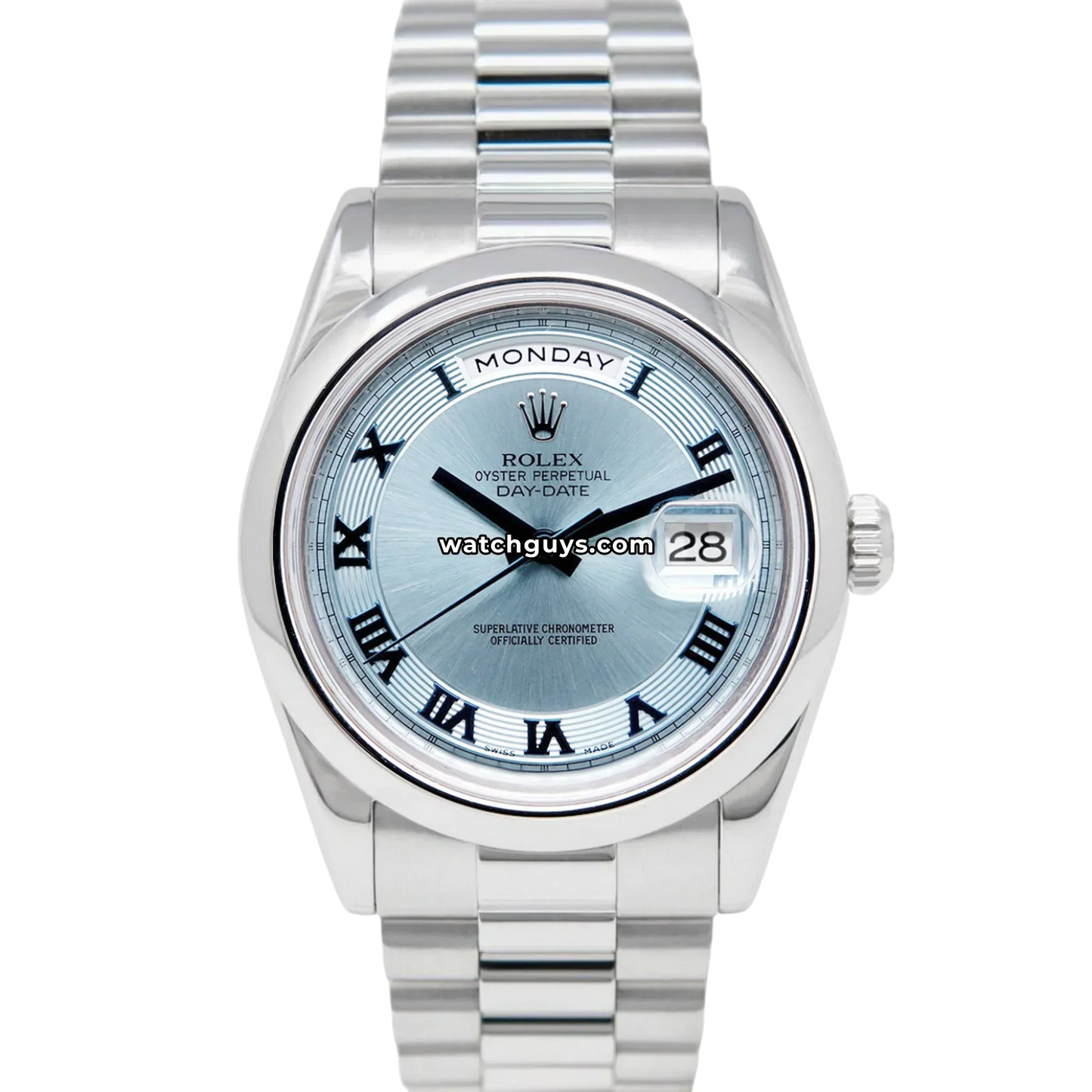 Rolex Day-Date 218206 Ice Blue