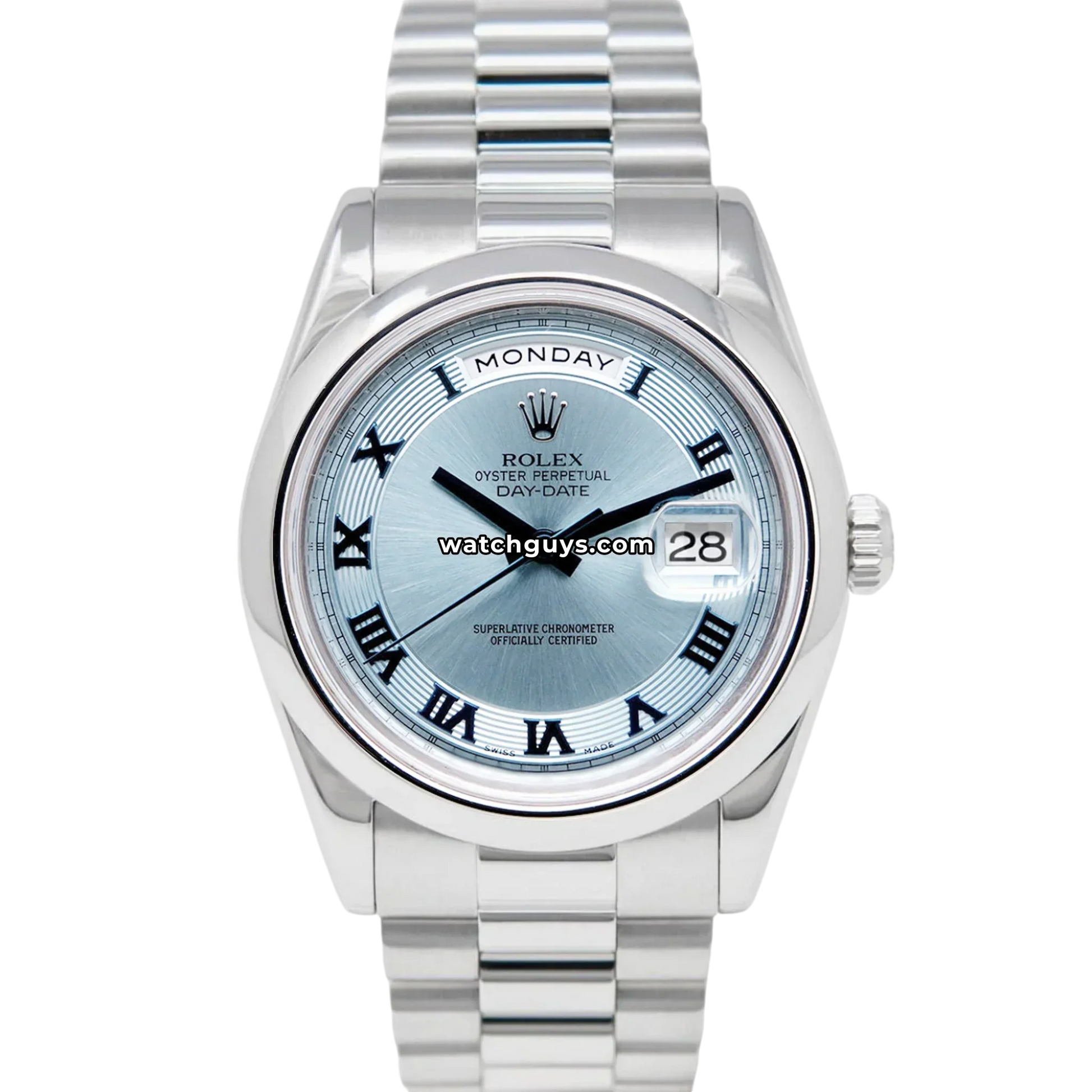 Rolex Day-Date 218206 Ice Blue