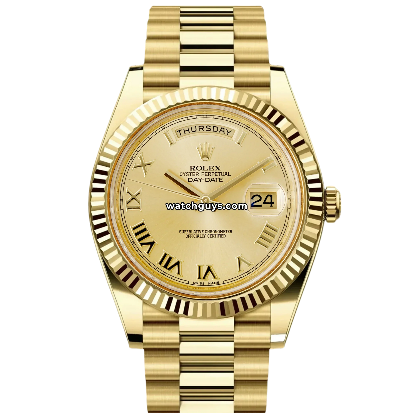 Rolex Day-Date 218238 Champagne Roman President