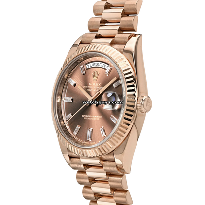 Rolex Day-Date 228235 Chocolate Diamond