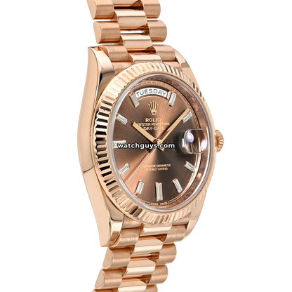 Rolex Day-Date 228235 Chocolate Diamond