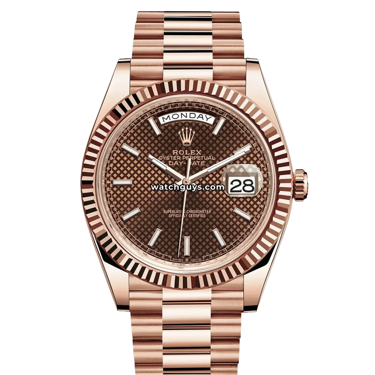 Rolex Day-Date 228235 Chocolate Motif