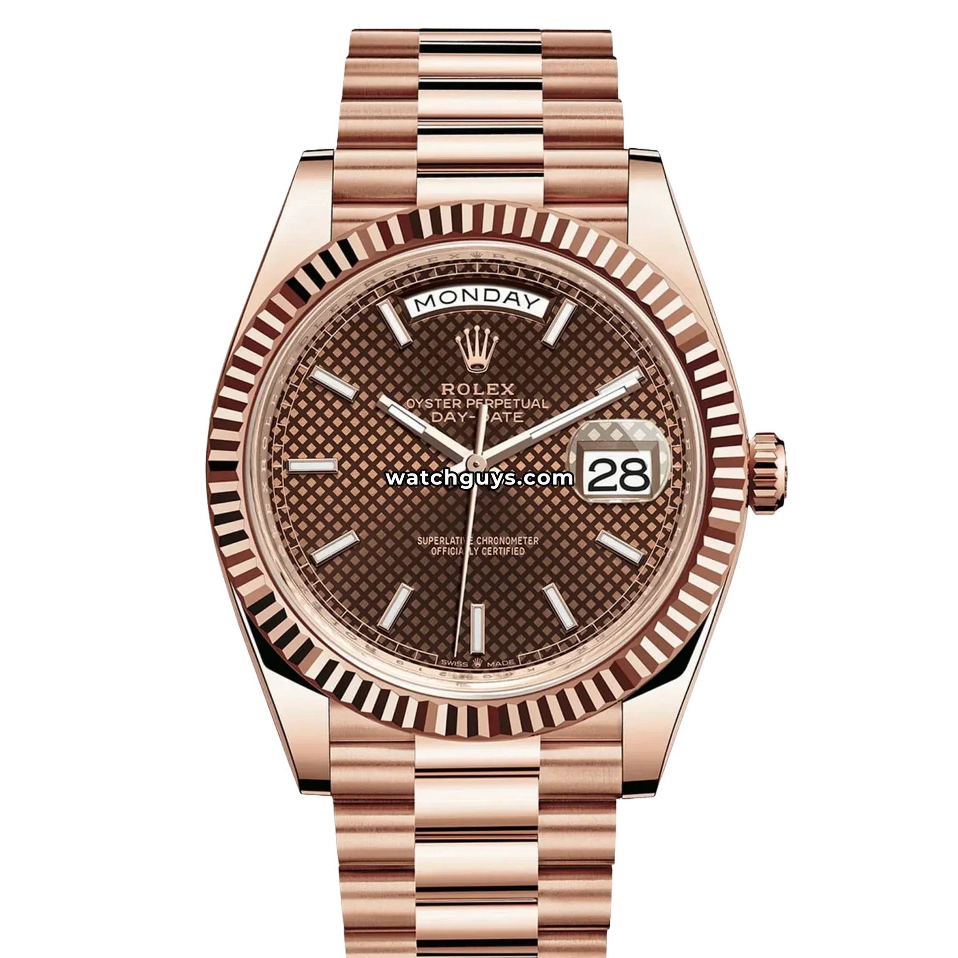 Rolex Day-Date 228235 Chocolate Motif