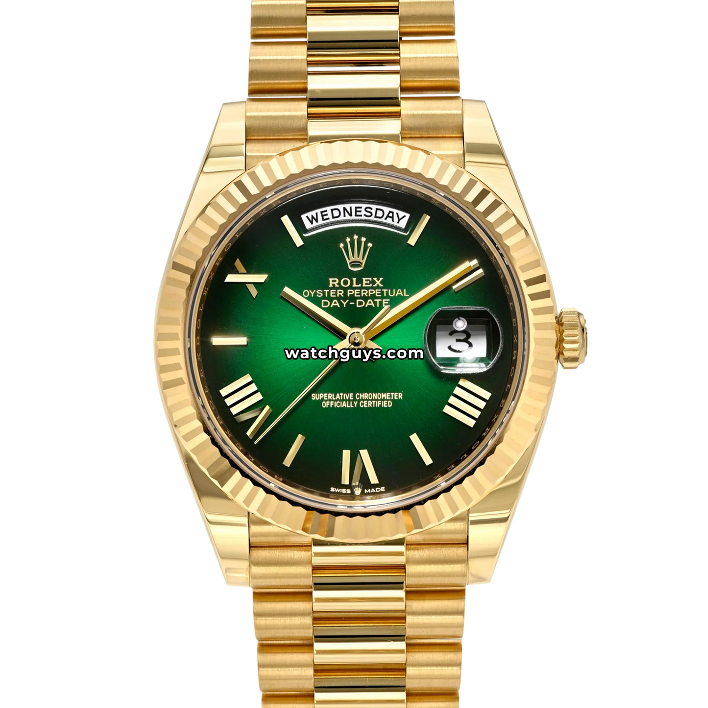 Rolex Day-Date 228238 Green Ombre