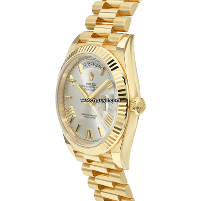 Rolex Day-Date 228238 Silver Roman