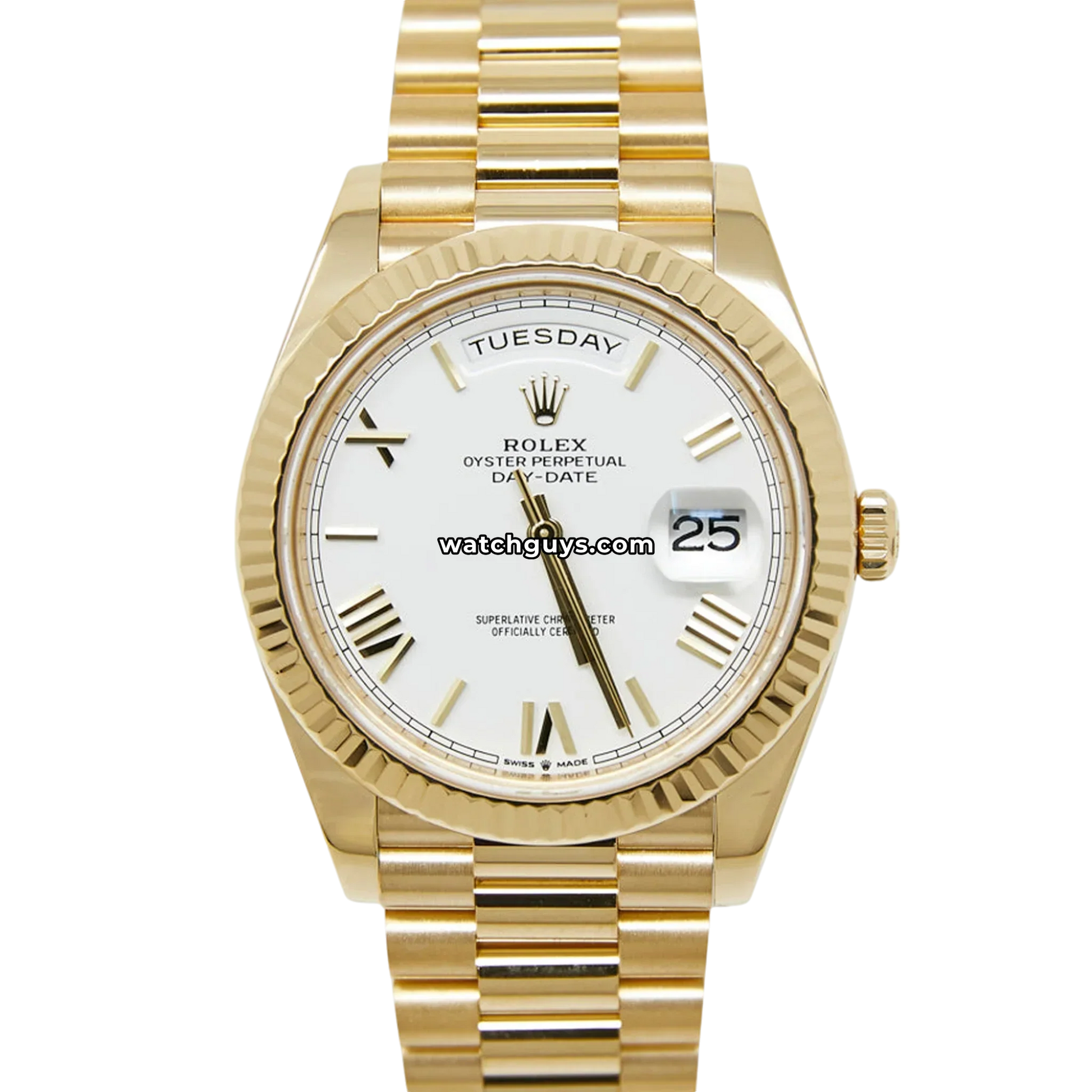 Rolex Day-Date 228238 White Roman