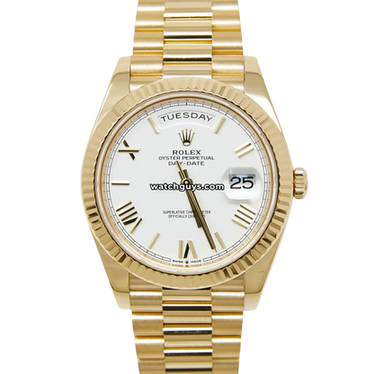 Rolex Day-Date 228238 White Roman