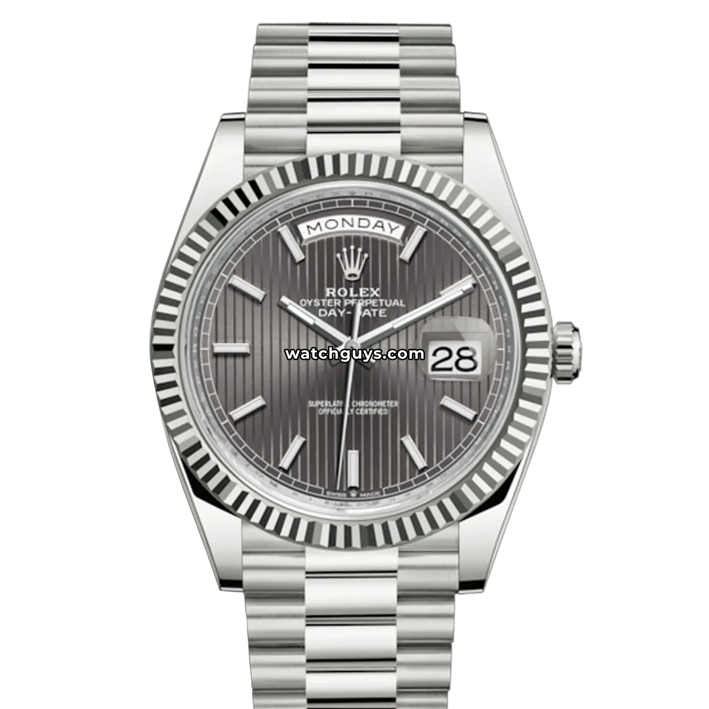 Rolex Day-Date 228239 Grey Tapestry President