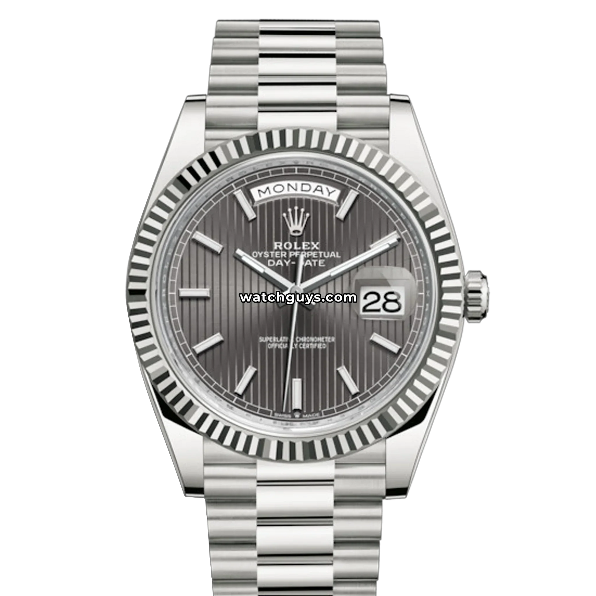Rolex Day-Date 228239 Grey Tapestry President